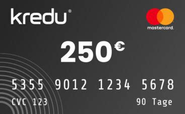 kredu prepaid kreditkarten.